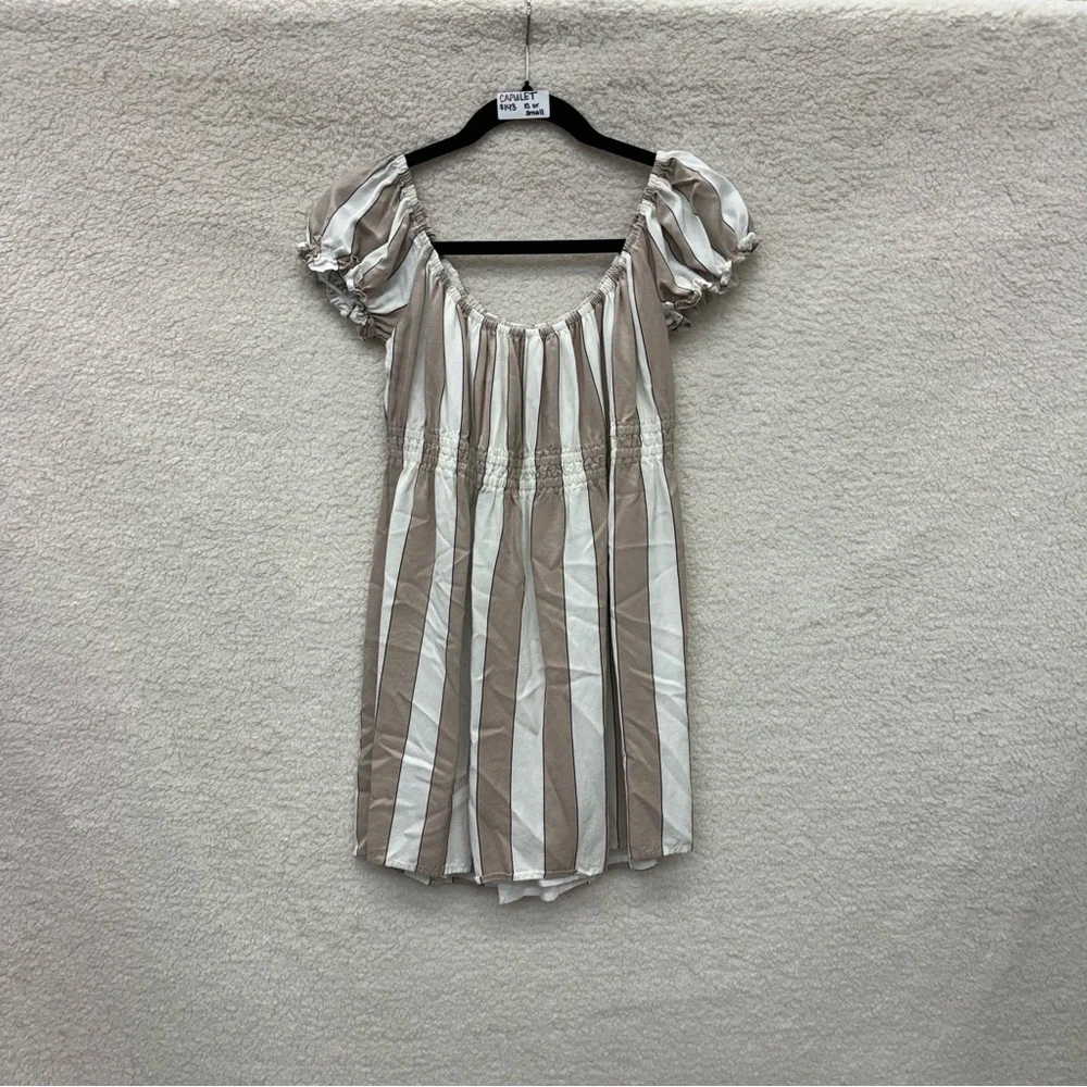 CAPULET Gracie Mini Striped Dress Size Medium Rent the Runway RTR $143 msrp - Picture 6 of 11